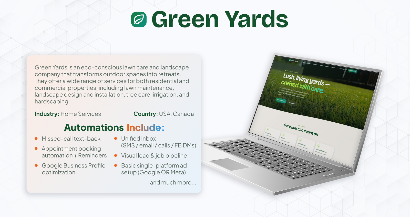 greenyards.codexmill.com Portfolio