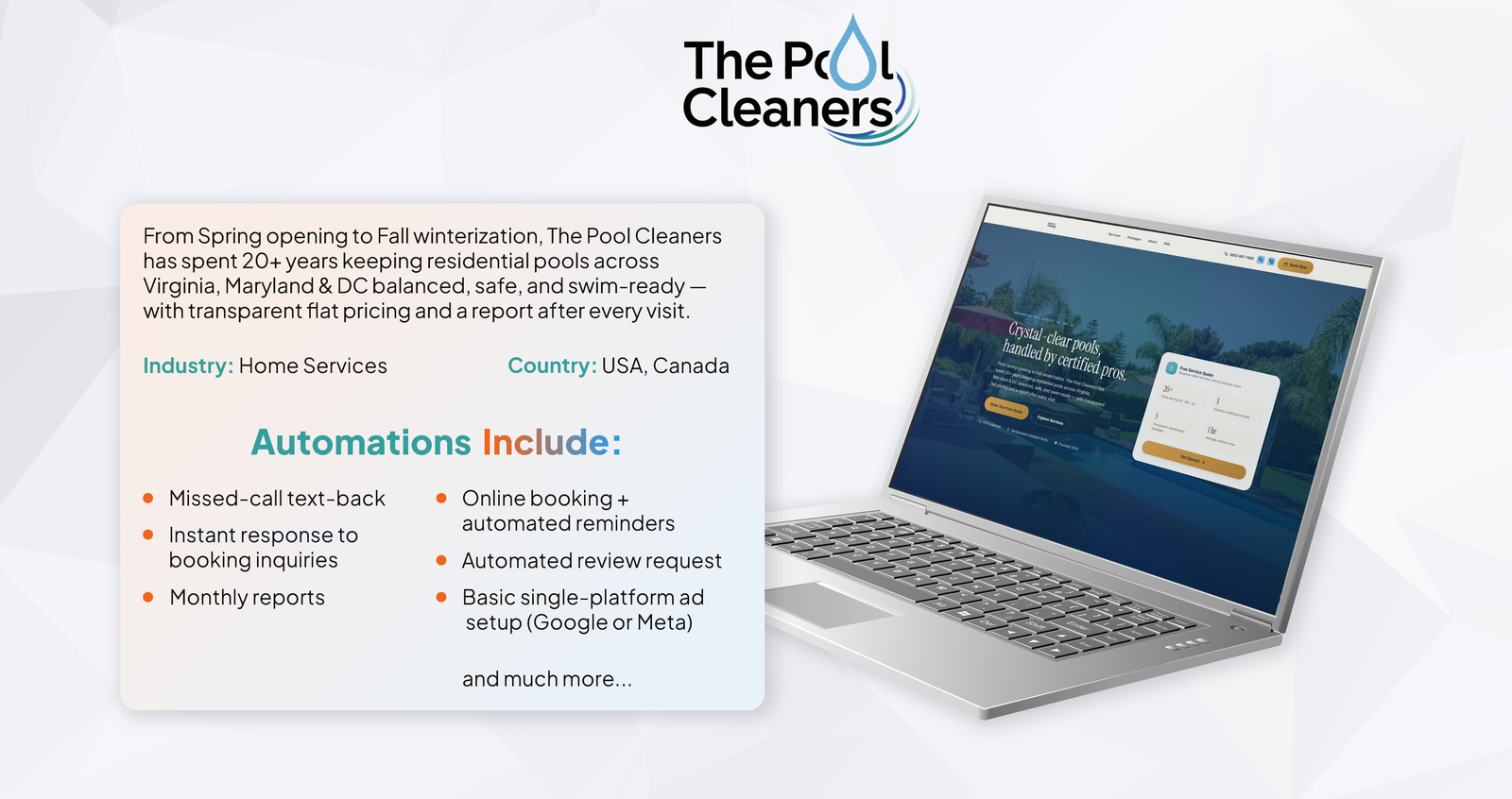thepoolcleaners.codexmill.com Portfolio
