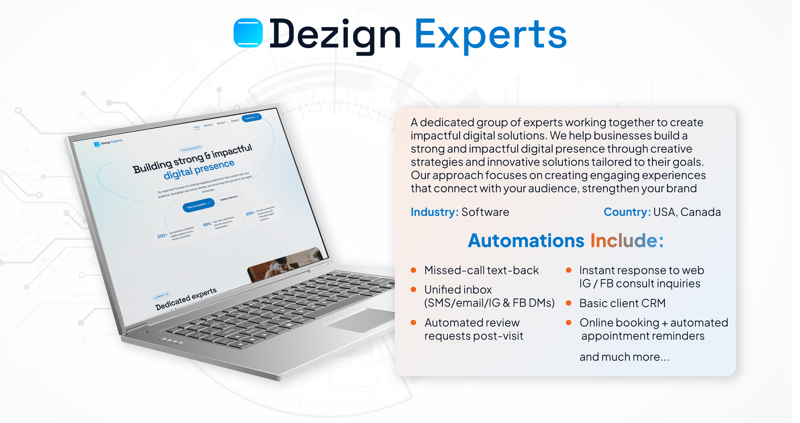 dezignexperts.codexmill.com Portfolio